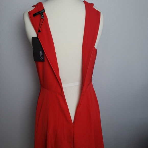 Brand New 19Cooper sleeveless Red Dress - Picture 10 of 10